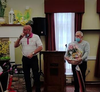 Joe Donates Mother's Day Basket to Brookdale Senior Living